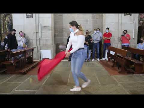 Barruecopardo celebra el Cristo de las Mercedes con ofertorio y el baile de la bandera