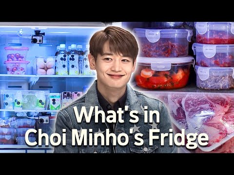 What's In "Romance in the House" Choi Minho's Fridge? Kimchi & A Lot of Meat | Chef & My Fridge