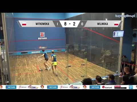 Dominika Witkowska - Joanna Wilinska K40+ Indywidualne Mistrzostwa Polski Masters w Squasha 2023