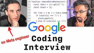 Google Coding Interview With a Meta Software Engineer