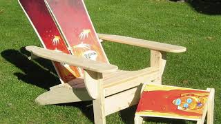 Snowboard bench legs