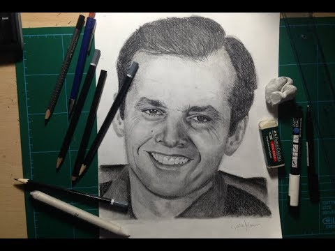 graphite portrait | Jack Nicholson