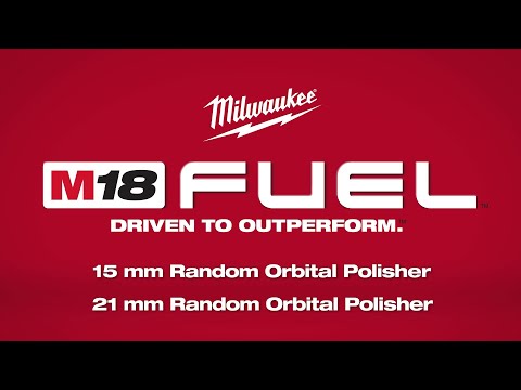 Milwaukee®  M18 FUEL™ 15mm & 21mm Random Orbital Polishers