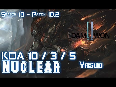 DWG Nuclear YASUO vs SENNA ADC - Patch 10.2 KR Ranked