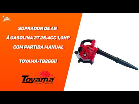 Soprador de Ar à Gasolina TB26GII 2T 25,4cc 1,0HP com Partida Manual - Video