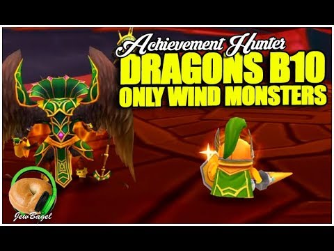 SUMMONERS WAR: Achievement Hunter - Dragons B10 only wind monsters!