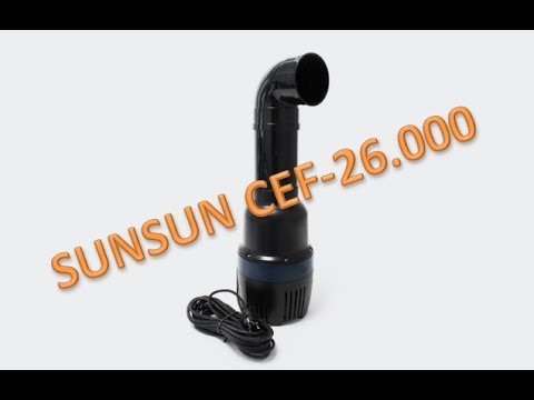 Rohrpumpe SUNSUN CEF 26000 - TEST
