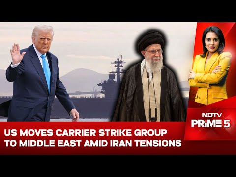 US Moves Carrier Strike Group To Middle East Amid Iran Tensions: Report