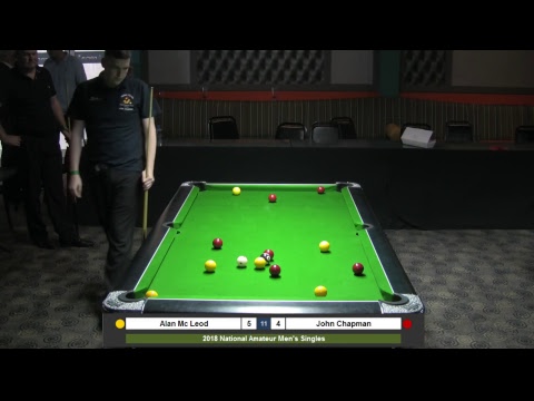 2018 Men's National Amateur Singles - Alan McLeod v John Chapman