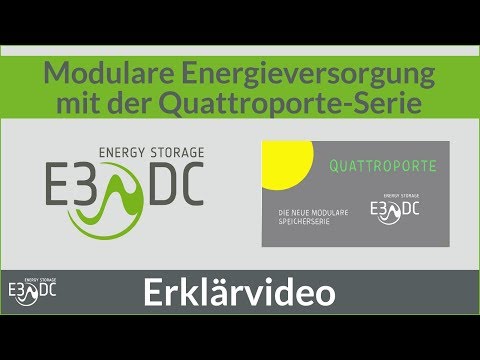 Erklärvideo modulare Energieversorgung mit Speicher