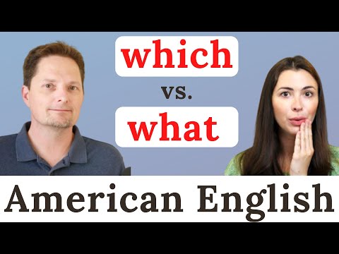 WHAT vs. WHICH  / ENGLISH GRAMMAR