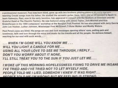 Paul Pena - When I'm Gone