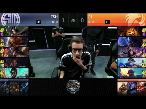 P1 vs TSM 2 Games - NA LCS Summer 2016 W5D2 - Phoenix1 vs Team SoloMid