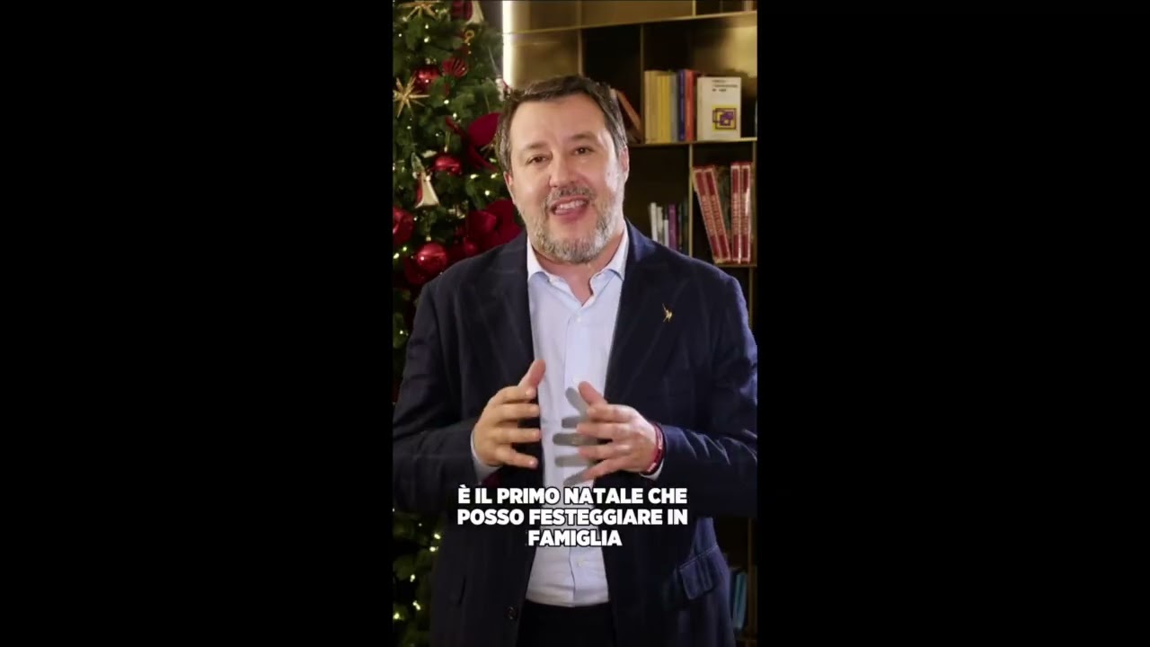 SALVINI: "PRIMO NATALE CHE FESTEGGIO DA NON INDAGATO"
