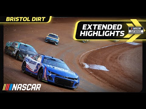 NASCARフォード シティ ザ ダートレース （ブリストル・モーター・スピードウェイ ダート）ハイライト動画