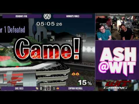 GHQ | Kels (Fox) vs Captain Faceroll (Sheik) - ASH@WIT #116 Melee Winner's Finals