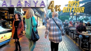 ALANYA CTY TOUR 2025 ! ALANYA ATATÜRK STREET ! ALANYA ANTALYA TURKEY HOLIDAY TUR