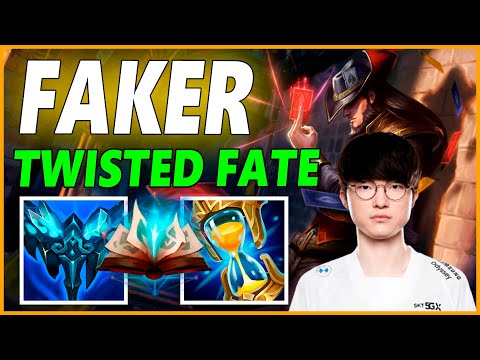 ⚡FAKER TWISTED FATE MID GAMEPLAY⚡SEASON 12 LEAGUE OF LEGENDS