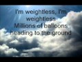 Natasha Bedingfield - Weightless (Lyrics) 