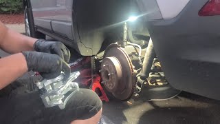 2013 - 2024 Chevy Captiva 4cyl rear brake caliper & brake pads replacement