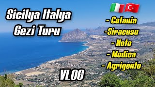 Italya Sicilya Gezi Turu | Gitmek isteyen Arkadaşlar Bu Rotayı Çizebilir | VLOG 