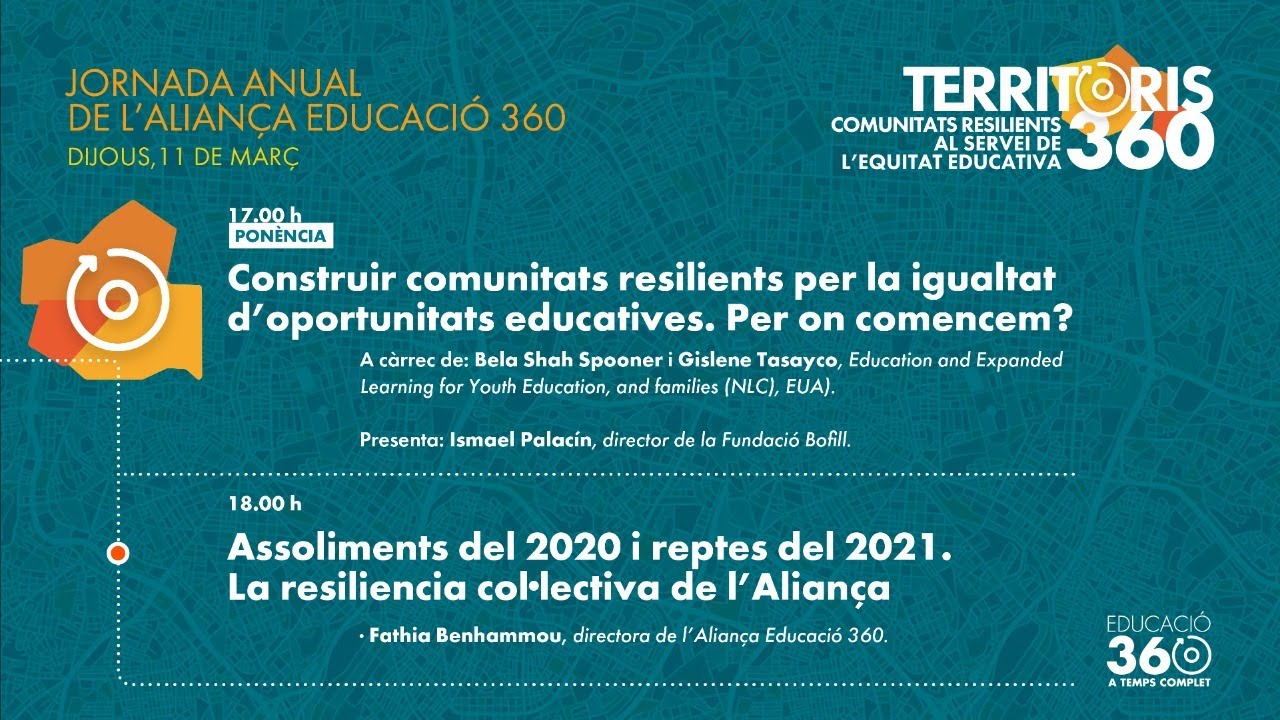 Construir comunitats resilients per la igualtat d’oportunitats educatives. Per on comencem? PART I