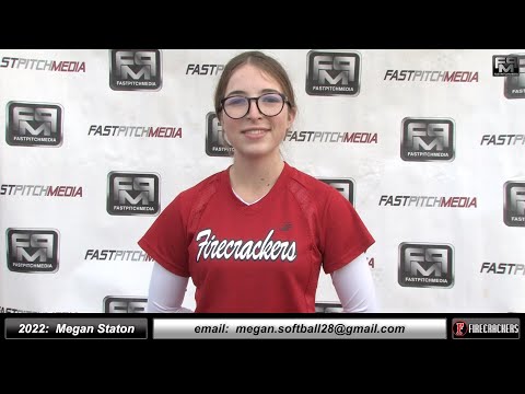 2022 Megan Staton 3.52 GPA Pitcher Softball Skills Video with Game Footage - Firecrackers Nicholson