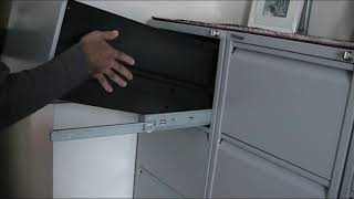 How to Remove Drawer From Bisley Filing Cabinet FAST!-Hacks