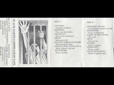 Various Artists. Black Earth compilation. 1993 (Belgium)  (Restored & Mastered)