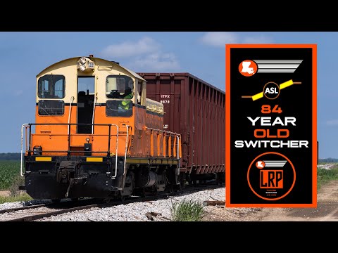 84 Year-Old SW1 Locomotive Pulling Revenue Freight! (North Louisiana & Arkansas Railroad)