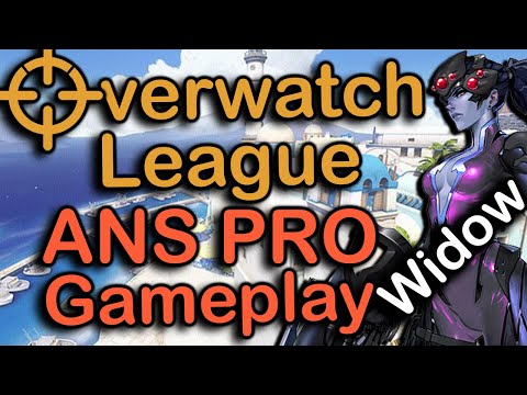 Overwatch League Pro Gameplay | ANS as Widowmaker | Ilios | OW Gameplay (Widow POV)