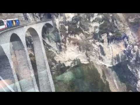 Landwasser tunnel.. Best tunnel through Alps