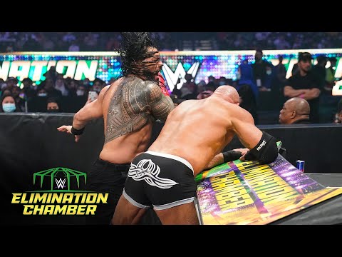 Goldberg shocks Reigns with devastating Spear: WWE Elimination Chamber 2022 (WWE Network Exclusive)