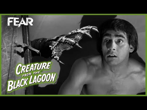 Gill Man's Camp Site Attack | Creature From The Black Lagoon (1954)