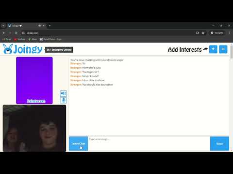 2 idiots going on fake omegle (joingy.com pls be 13+)