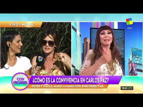 ¿Cómo es la convivencia entre Paula Chaves y Peter Alfonso en Carlos Paz?