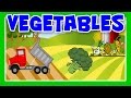 Vegetable Song Learn Vegetable Names With Dump Truck Vegetable Truck For Children By JeannetChannel