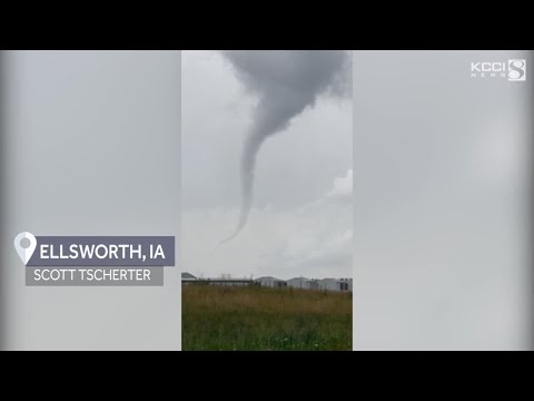 WATCH: Multiple tornadoes touch down in Central Iowa