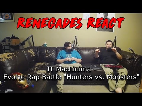 Renegades React to... JT Machinima - Evolve Rap Battles "Hunters vs. Monsters"