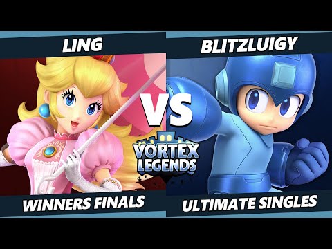 Vortex Legends 25 Winners Finals - Ling (Peach) Vs. BlitzLuigy (Mega Man) SSBU Ultimate Tournament