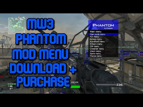 ► [PS3/MW3] Phantom Mod Menu (CEX-DEX) All Clients + Non Host Mod Menu ◄