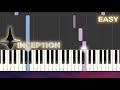 Hans Zimmer - Time (Inception) EASY Piano Tutorial