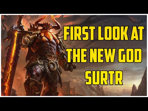 FIRST LOOK AT THE NEW GOD SURTR! SMITE S10