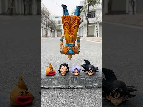 GOKU Choose Heads Challenge Dragonball ! #dragonball #shorts