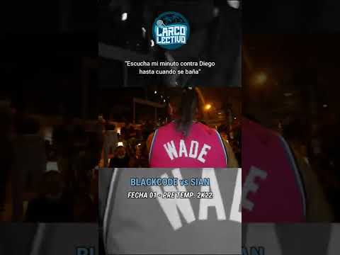 💥 ESCUCHA MI MINUTO CONTRA DIEGO HASTA CUANDO SE BAÑA 💥 (BLACKCODE vs SIAN) #SHORTS