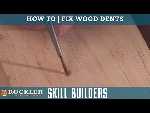 How to Fix and Repair Dents in Wood | Rockler Skill Builders