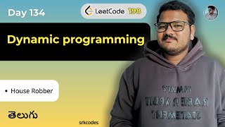 YouTube video 'Leetcode 198: House Robber in Telugu | Dynamic Programming Approach | Python DSA | srkcodes'