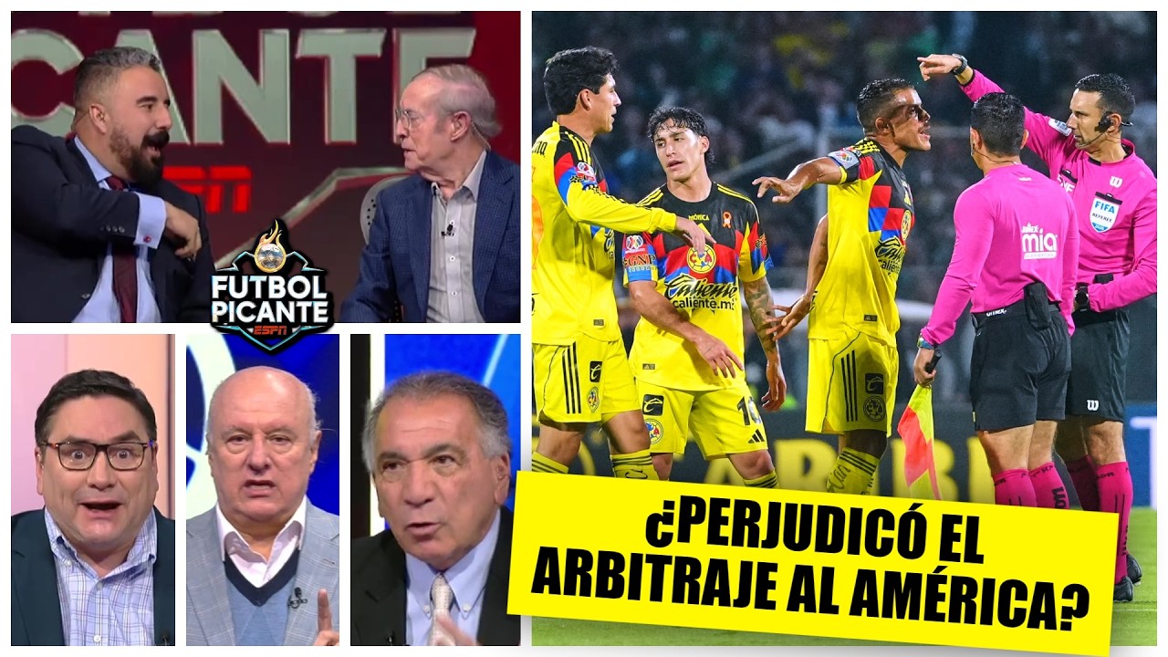 BRONCA EN PICANTE Se arma tremenda discusión por arbitraje y eliminación de AMÉRICA | Futbol Picante