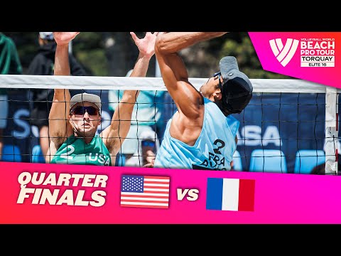 Lotman / Evans vs. Aye C. / Aye Q. - Quarter Final Highlights Torquay 2022 #BeachProTour