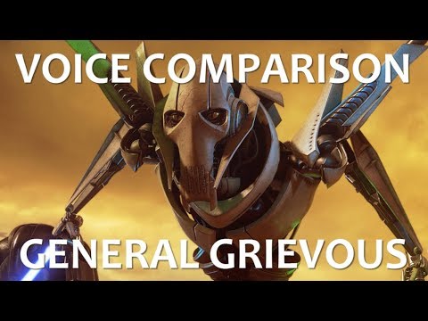 Voice Comparison: General Grievous (Star Wars)